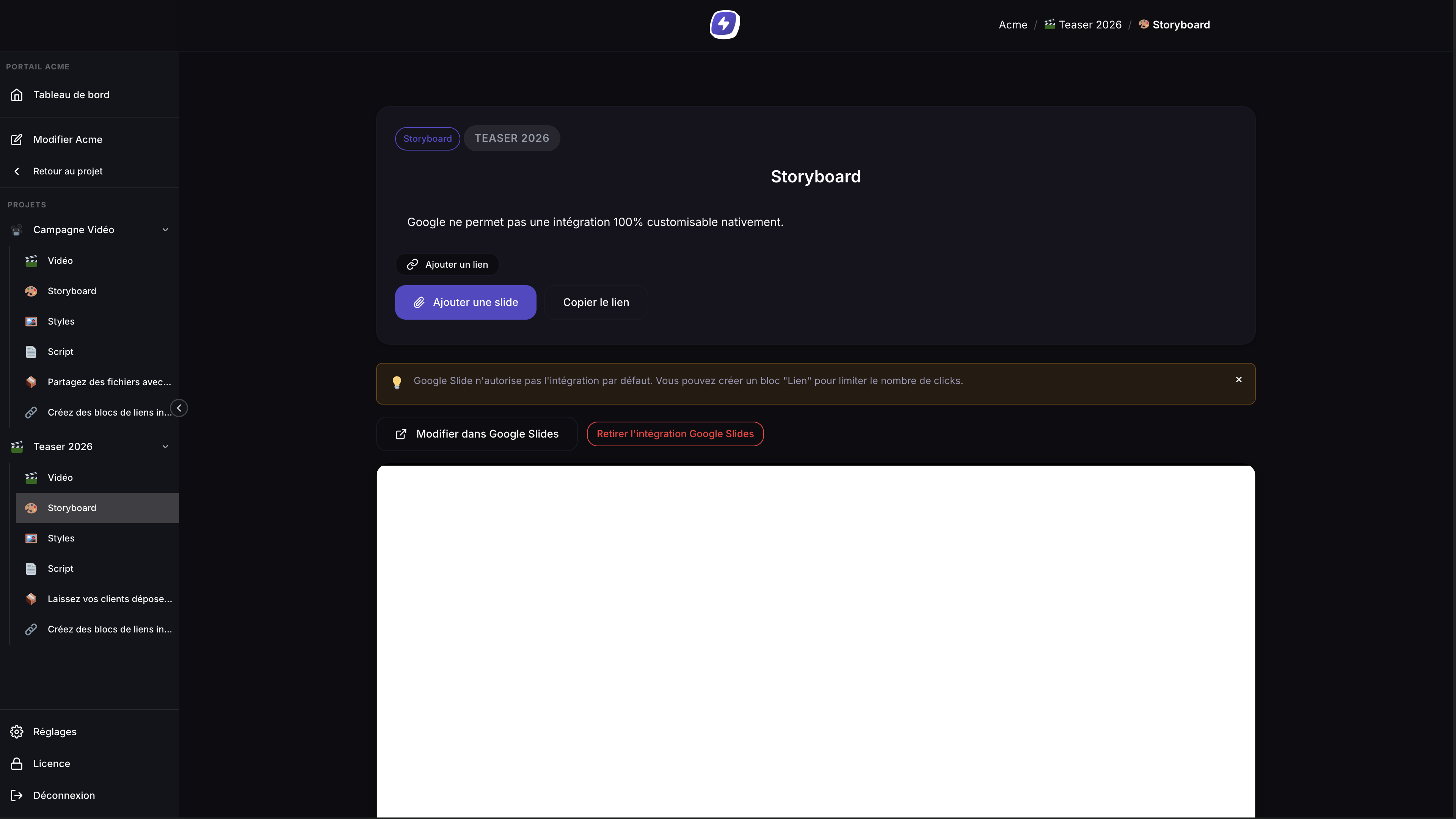 Navigation sidebar